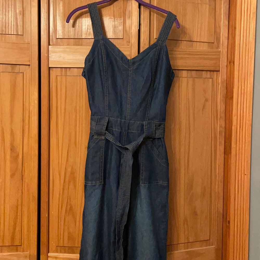 Jean jumper; size small